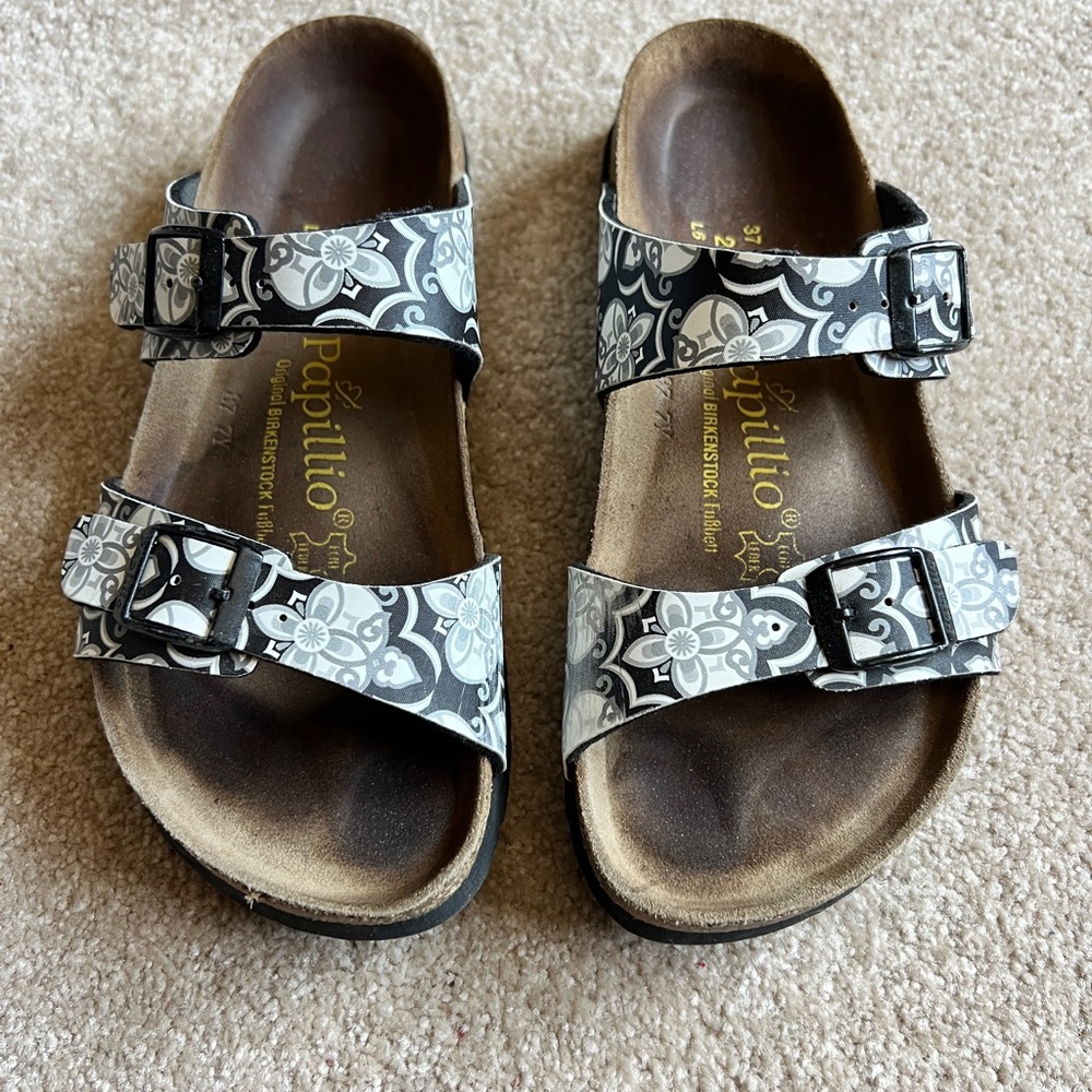 Birkenstock Papillio Sandals - Black and Gray